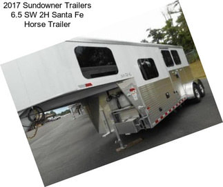 2017 Sundowner Trailers 6.5 SW 2H Santa Fe Horse Trailer