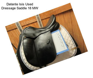 Detente Isis Used Dressage Saddle 18\