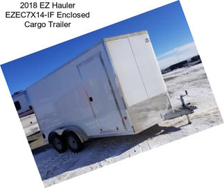 2018 EZ Hauler EZEC7X14-IF Enclosed Cargo Trailer