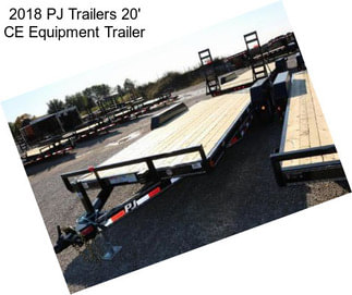 2018 PJ Trailers 20\' CE Equipment Trailer