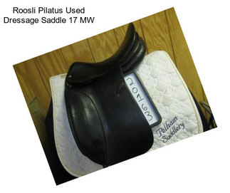 Roosli Pilatus Used Dressage Saddle 17\