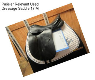 Passier Relevant Used Dressage Saddle 17\