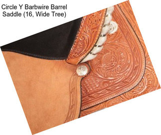 Circle Y Barbwire Barrel Saddle (16\