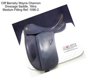 Cliff Barnsby Wayne Channon Dressage Saddle, 18ins Medium Fitting Ref: 1086-2