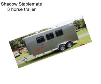 Shadow Stablemate 3 horse trailer