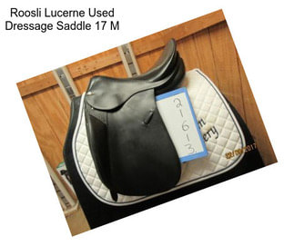 Roosli Lucerne Used Dressage Saddle 17\