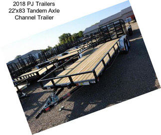 2018 PJ Trailers 22\'x83\