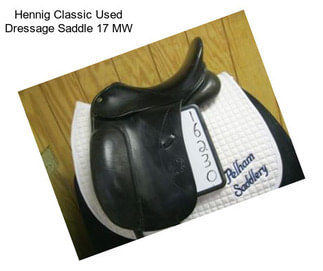 Hennig Classic Used Dressage Saddle 17\