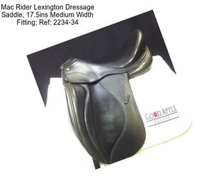 Mac Rider Lexington Dressage Saddle, 17.5ins Medium Width Fitting; Ref: 2234-34