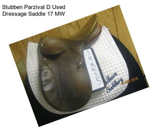 Stubben Parzival D Used Dressage Saddle 17\