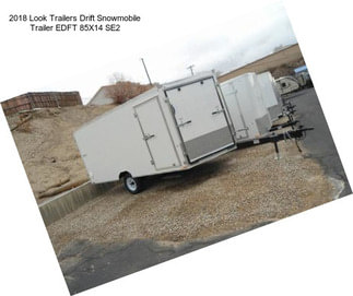 2018 Look Trailers Drift Snowmobile Trailer EDFT 85X14 SE2