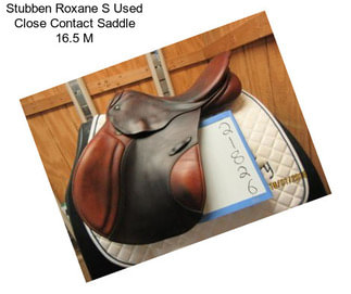 Stubben Roxane S Used Close Contact Saddle 16.5 \