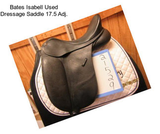 Bates Isabell Used Dressage Saddle 17.5\