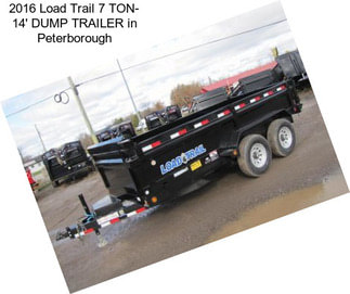 2016 Load Trail 7 TON- 14\' DUMP TRAILER in Peterborough