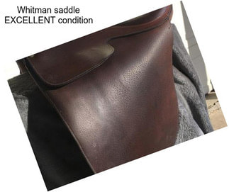 Whitman saddle EXCELLENT condition