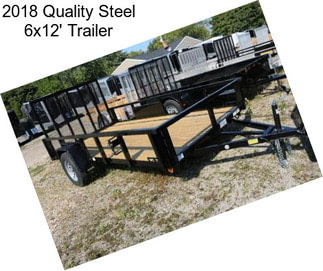 2018 Quality Steel 6x12\' Trailer