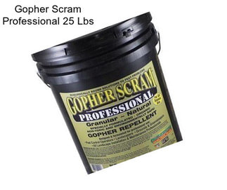 Gopher Scram Professional 25 Lbs