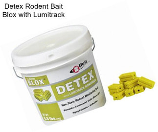 Detex Rodent Bait Blox with Lumitrack