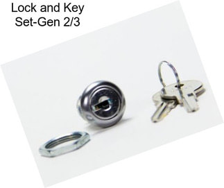 Lock and Key Set-Gen 2/3