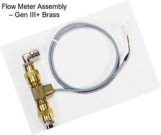 Flow Meter Assembly – Gen III+ Brass