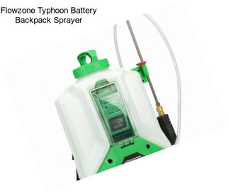 Flowzone Typhoon Battery Backpack Sprayer