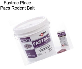 Fastrac Place Pacs Rodent Bait