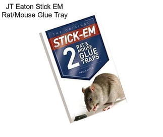 JT Eaton Stick EM Rat/Mouse Glue Tray