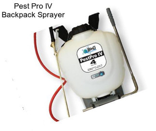 Pest Pro IV Backpack Sprayer