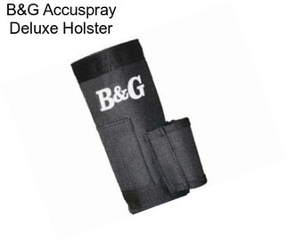 B&G Accuspray Deluxe Holster