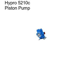 Hypro 5210c Piston Pump