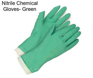 Nitrile Chemical Gloves- Green