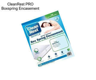 CleanRest PRO Boxspring Encasement