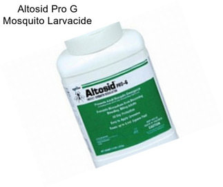 Altosid Pro G Mosquito Larvacide