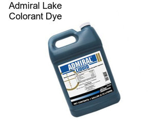 Admiral Lake Colorant Dye