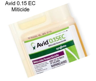 Avid 0.15 EC Miticide