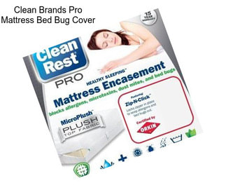 Clean Brands Pro Mattress Bed Bug Cover