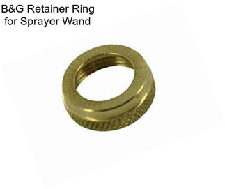 B&G Retainer Ring for Sprayer Wand