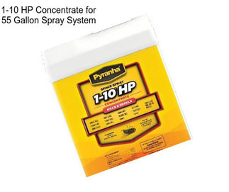 1-10 HP Concentrate for 55 Gallon Spray System