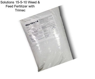 Solutions 15-5-10 Weed & Feed Fertilizer with Trimec