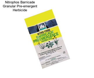 Nitrophos Barricade Granular Pre-emergent Herbicide