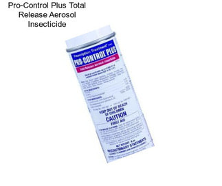 Pro-Control Plus Total Release Aerosol Insecticide