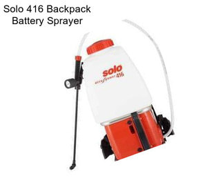 Solo 416 Backpack Battery Sprayer