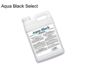 Aqua Black Select