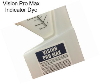 Vision Pro Max Indicator Dye