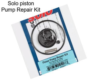 Solo piston Pump Repair Kit