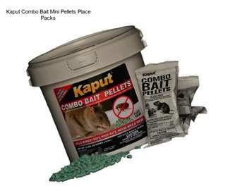 Kaput Combo Bait Mini Pellets Place Packs