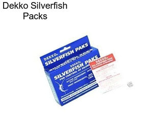 Dekko Silverfish Packs