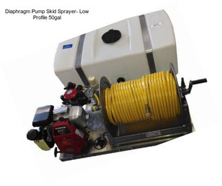 Diaphragm Pump Skid Sprayer- Low Profile 50gal