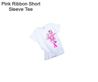 Pink Ribbon Short Sleeve Tee