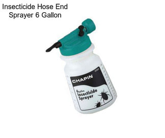 Insecticide Hose End Sprayer 6 Gallon